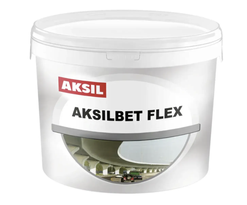 AKSILBET FLEX - elastická barva na betonové konstrukce - Balení: 1l, AXILBET FLEX paleta: Prachová šedá RAL 7037